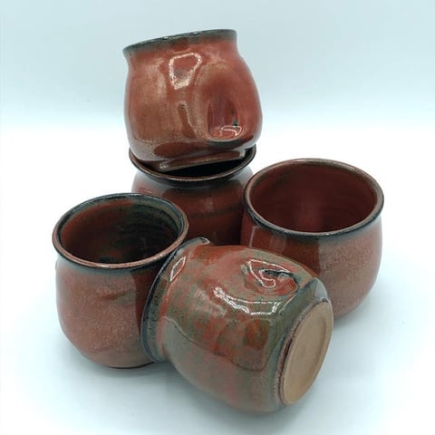 Pottery Cups by Grace Zomer